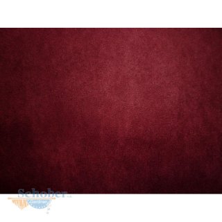 Alcantara-Stoff Deko Stoff Stone weinrot uni, blickdicht,...
