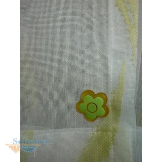 Deko Magnete für Kinder Blume Kunststoff gelb, 1 Paar=2...