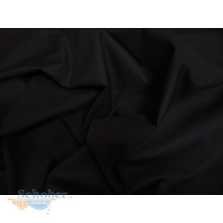 Deko-Stoff Bastelstoff Baumwolle einfarbig schwarz,...