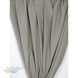 Deko Stoff Gardine Landhaus Vorhang schlamm taupe...