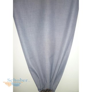 Deko Stoff Gardine Vorhang Verdunkler blackout graublau...