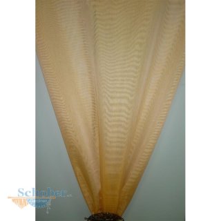 Deko Stoff Gardine Vorhang apricot uni transparent,...