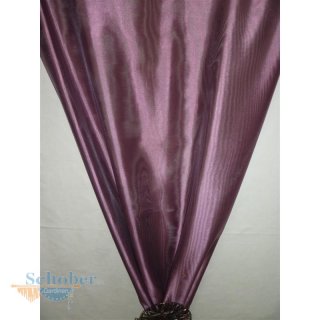 Deko-Stoff Gardine Vorhang, lila uni, transparent,...