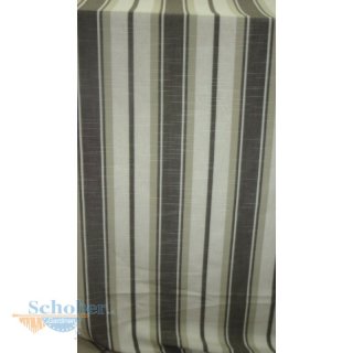 Deko Stoff Vorhang Landhaus Streifen braun beige...