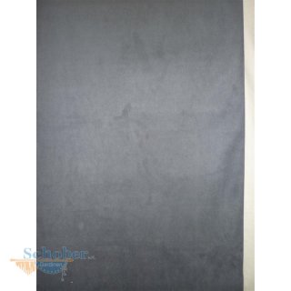 Alcantara-Stoff Deko Stoff Royal graublau grau uni,...