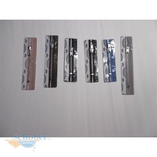 OPTI Marken-Reißverschluss 8053 Metall 6-12 cm,...