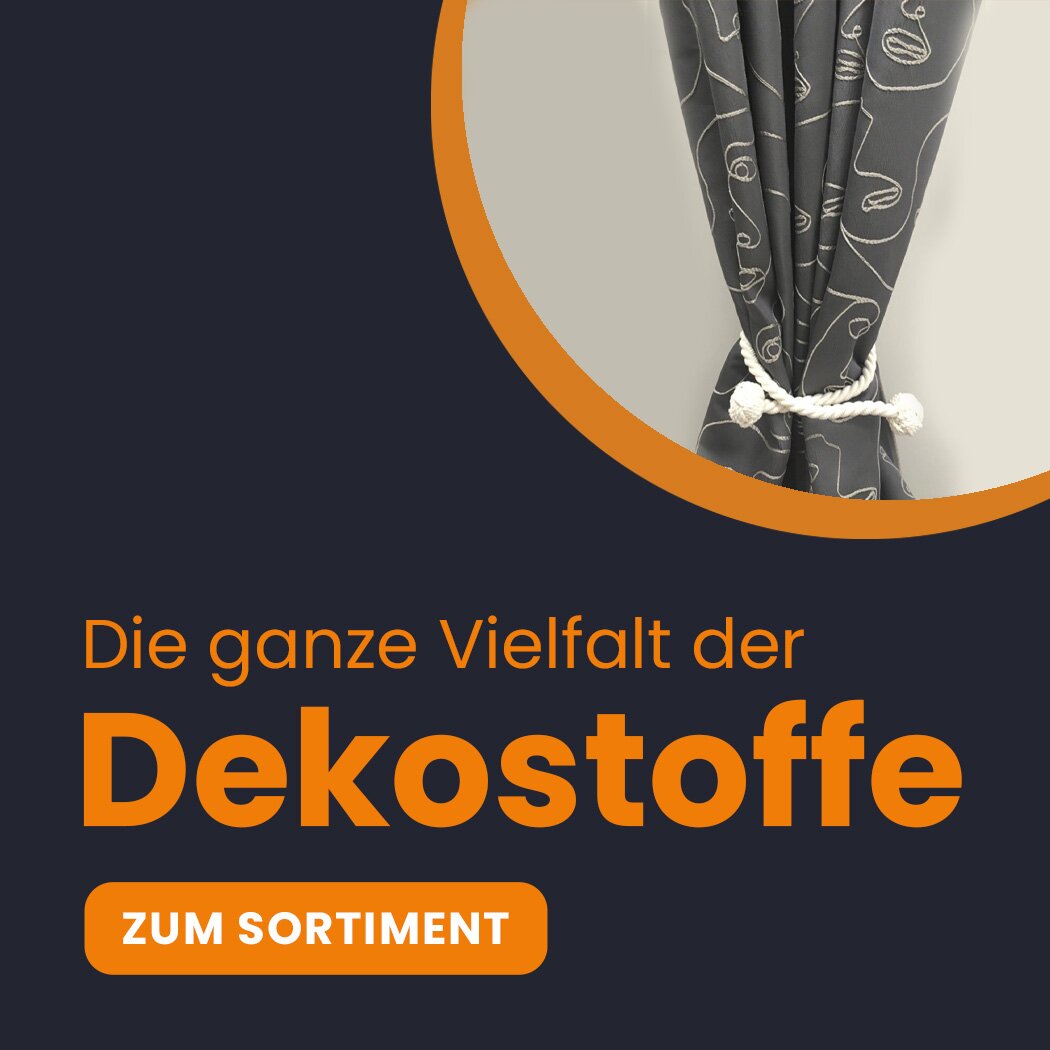 Dekostoffe online kaufen bei Stoffe Gardinen Schober - trendgardine.de