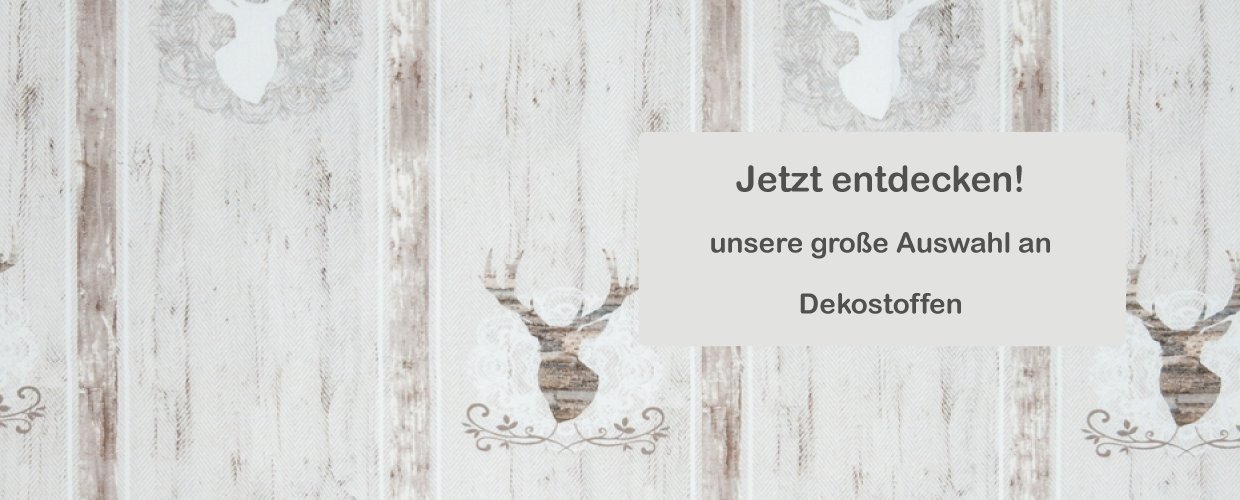 Dekostoffe online kaufen bei Stoffe Gardinen Schober - trendgardine.de