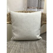 Kissenh&uuml;lle Kissen Bezug Landhaus Filz optik einfarbig natur 40 x 40 cm