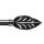 Endst&uuml;ck Blatt f&uuml;r Gardinenstange Carrera Innenlauf 19 mm edelstahloptik, 2 St&uuml;ck
