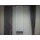 Musterfenster Vorhang Gardine Fl&auml;chen Streifen wei&szlig; rost terra, fertig gen&auml;ht