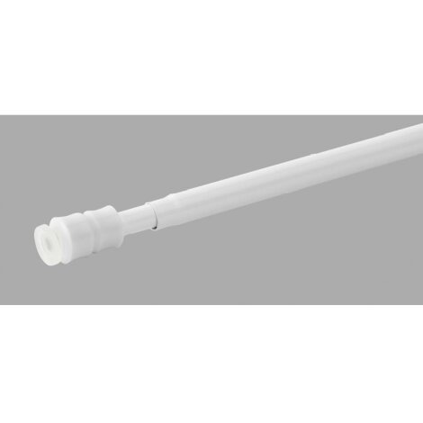 Klemmstange Vitragenstange Scheibenstange ausziehbar weiß 40-60 cm