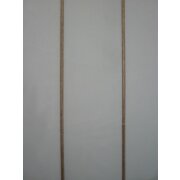 Stores Gardine Stoff Vorhang Streifen wei&szlig; rost braun transparent Rest&uuml;ck 5 m