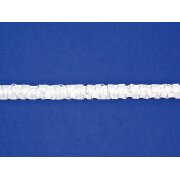 Gardinenband Reihband Kräuselband weiß, Meterware