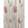 Musterfenster Stores Gardine Vorhang Blumen wei&szlig; gr&uuml;n pink transparent