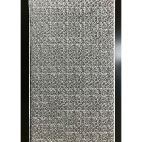 Schiebeelement Fläche weiß bestickt br 60 cm, Meterware