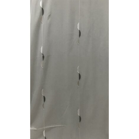 Stores Gardine Stoff Vorhang Streifen natur grau beige wei