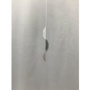 Stores Gardine Stoff Vorhang Streifen natur grau beige wei&szlig; transp., Restst&uuml;ck7m