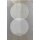 Flächenvorhang Schiebegardine Fläche Kreise schlamm natur beige weiß transp, Meterware