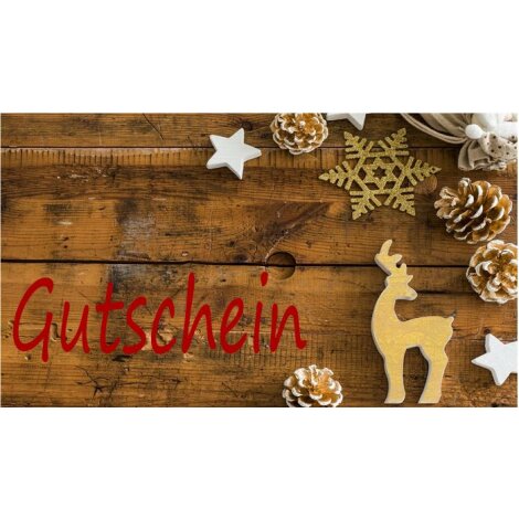 Gutschein Warengutschein Warenwert nach Wahl