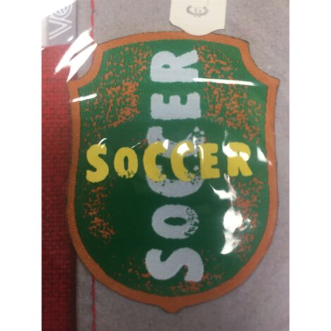Applikation Aufn&auml;her Classic Soccer gr&uuml;n gelb