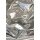 Faschingsstoff Deko Stoff Bastelstoff glänzend silber, Reststück 2 m und 0,95 m