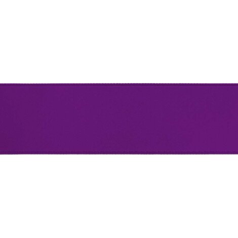 Satinband Dekoband doppelseitig 10 mm Breite Farbe 19 lila, Restst&uuml;ck 4 m