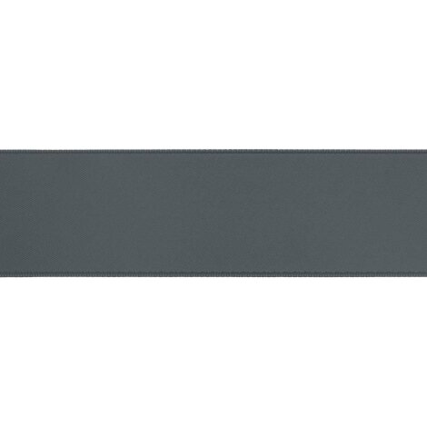 Satinband &quot;Satin Luxe Double Face&quot;, Fb-43 anthrazit verschiedene Breiten, 5 Meter