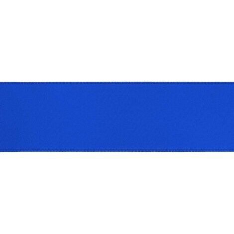Satinband Dekoband doppelseitig Farbe 89 kobaltblau Breite nach Wahl, 5 Meter