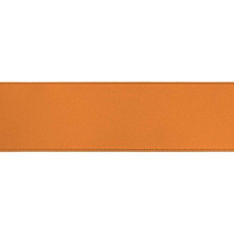 Satinband Dekoband doppelseitig Farbe 105 hellorange Breite nach Wahl, 5 Meter