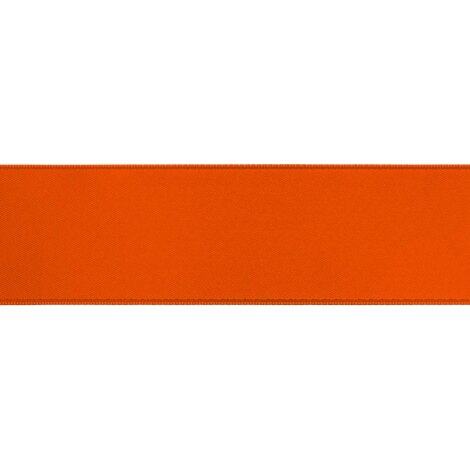 Satinband Dekoband doppelseitig Farbe 39 orange 40 mm, 5 Meter