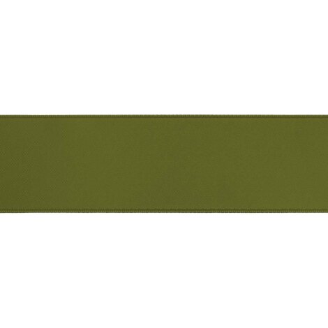 Satinband Dekoband doppelseitig Farbe 847 oliv moos Breite nach Wahl, 5 Meter