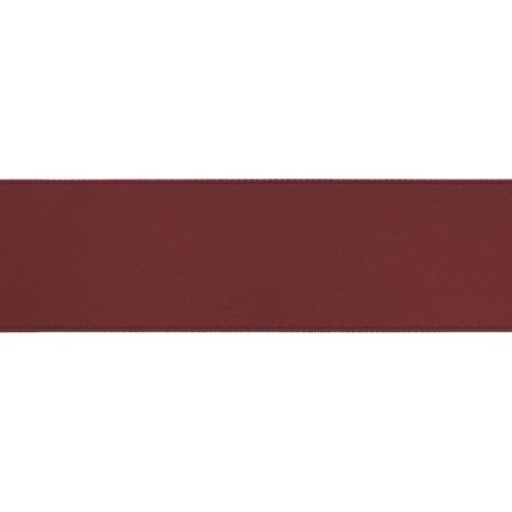 Satinband Dekoband doppelseitig Farbe 267 weinrot Breite nach Wahl, 5 Meter
