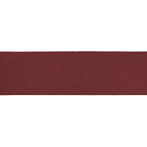 Satinband &quot;Satin Luxe Double Face&quot;, Fb-267 weinrot verschiedene Breiten, 5 Meter