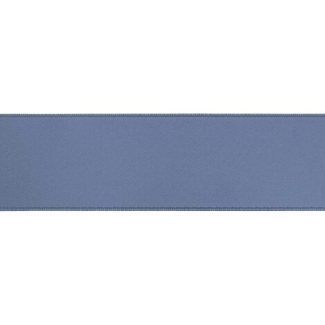 Satinband Dekoband doppelseitig Farbe 574 rauchblau Breite nach Wahl, 5 Meter