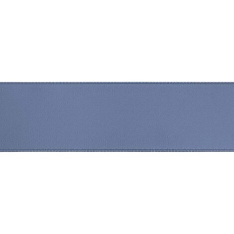 Satinband "Satin Luxe Double Face", Fb-574 rauchblau verschiedene Breiten, 5 Meter 25 mm