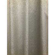 Deko Stoff Gardine Vorhang Ranke Ton in Ton natur blickdicht, Meterware