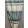 Deko Stoff Gardine Vorhang Streifen Linien grau anthrazit t&uuml;rkis, Restst&uuml;ck 6,4 m