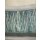 Deko Stoff Gardine Vorhang Streifen Linien grau anthrazit t&uuml;rkis, Restst&uuml;ck 6,4 m