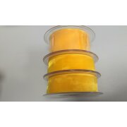 Organdyband Organzaband Chiffonband Hochzeit mandarine, 2,50 Meter