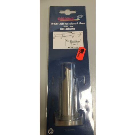Gardinenstange Vorhang Durchschleuderträger 12 mm 1-Lauf...