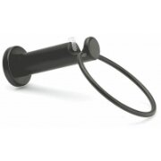 Tr&auml;ger mit Drapierring Gardinenstange Vorhangstange 16 mm Gardinia anthrazit