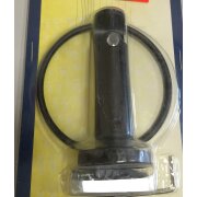 Tr&auml;ger mit Drapierring Gardinenstange Vorhangstange 16 mm Gardinia anthrazit