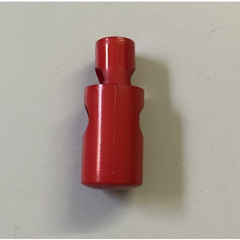 Kordelstopper Schnurstopper Kapuze 22 mm rot, per 2 St&uuml;ck