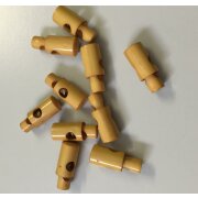 Kordelstopper Schnurstopper Kapuze 22 mm beige, per 2...