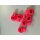 Kordelstopper Schnurstopper Kapuze rund 22 mm pink, per 2 St&uuml;ck