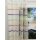 Deko Stoff Gardine Vorhang Querstreifen gr&uuml;n orange lila transp, Restst&uuml;ck 9,5 m