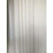Stores Gardine Stoff Vorhang Streifen wei&szlig; beige...
