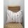 Kissenh&uuml;lle Kissen Bezug Landhaus Hirsch Ranke beige rot 40 x 40 cm