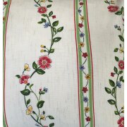 Kissenh&uuml;lle Landhaus Blumen natur gr&uuml;n rot gelb blau St&uuml;ckpreis 50 x 50 cm